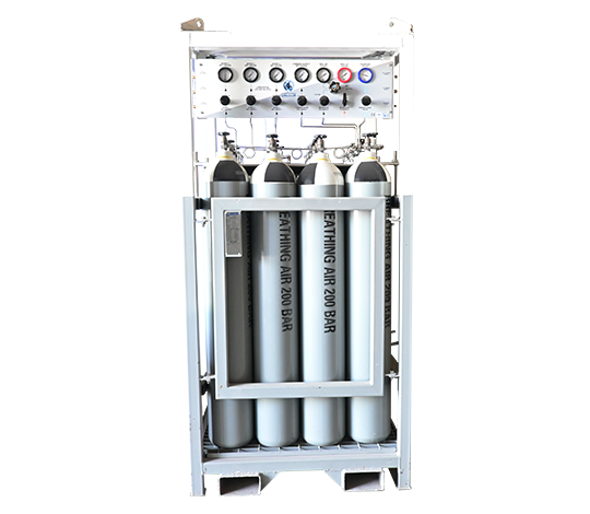 DIVER PANEL BREATHING AIR QUAD